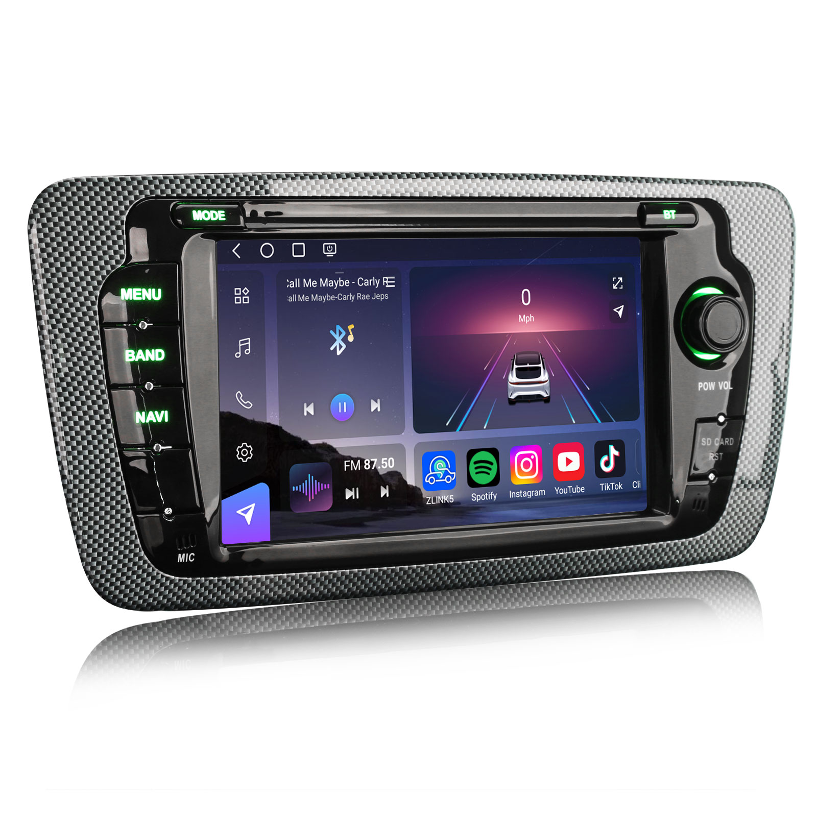 thumbnail image 2 of Junsun Android 12 Car Stereo For Smart Fortwo 451 2010-2015 – 9 Inch GPS Nav WiFi 2 of 6